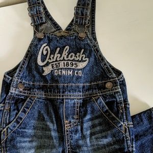 Darkwash Denim Overalls